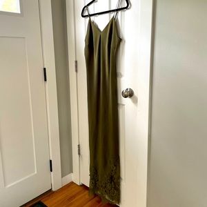 Olive Green Maxi Dress